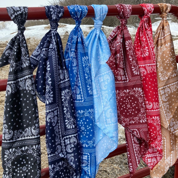 Original Paisley Wild Rags, Wild Rags for Men