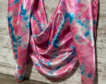Foulard Oblong Western Bandana Wild Horse - Brique, Bleu Marine, Ivoire - Neuf