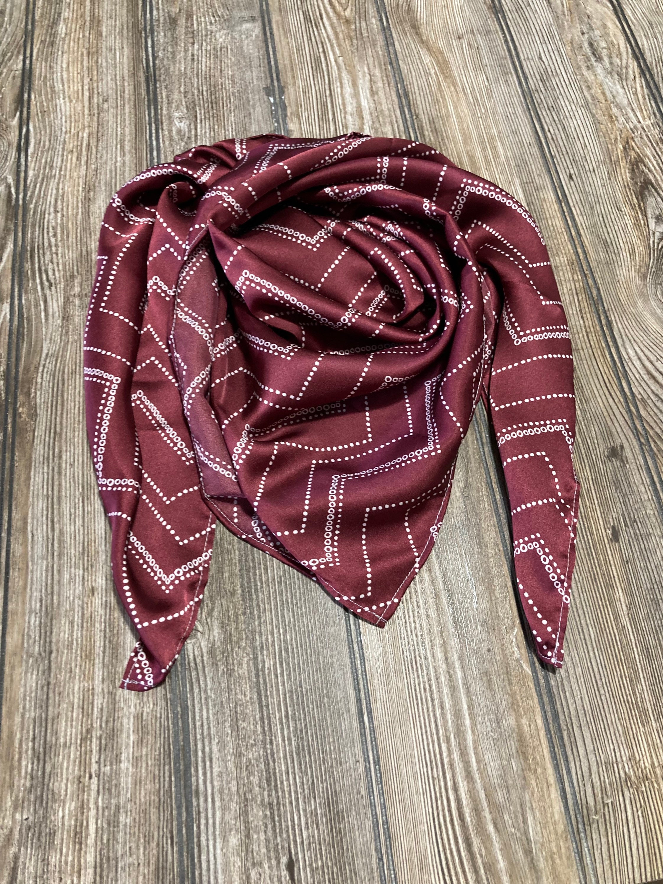 Burgundy Wild Rag