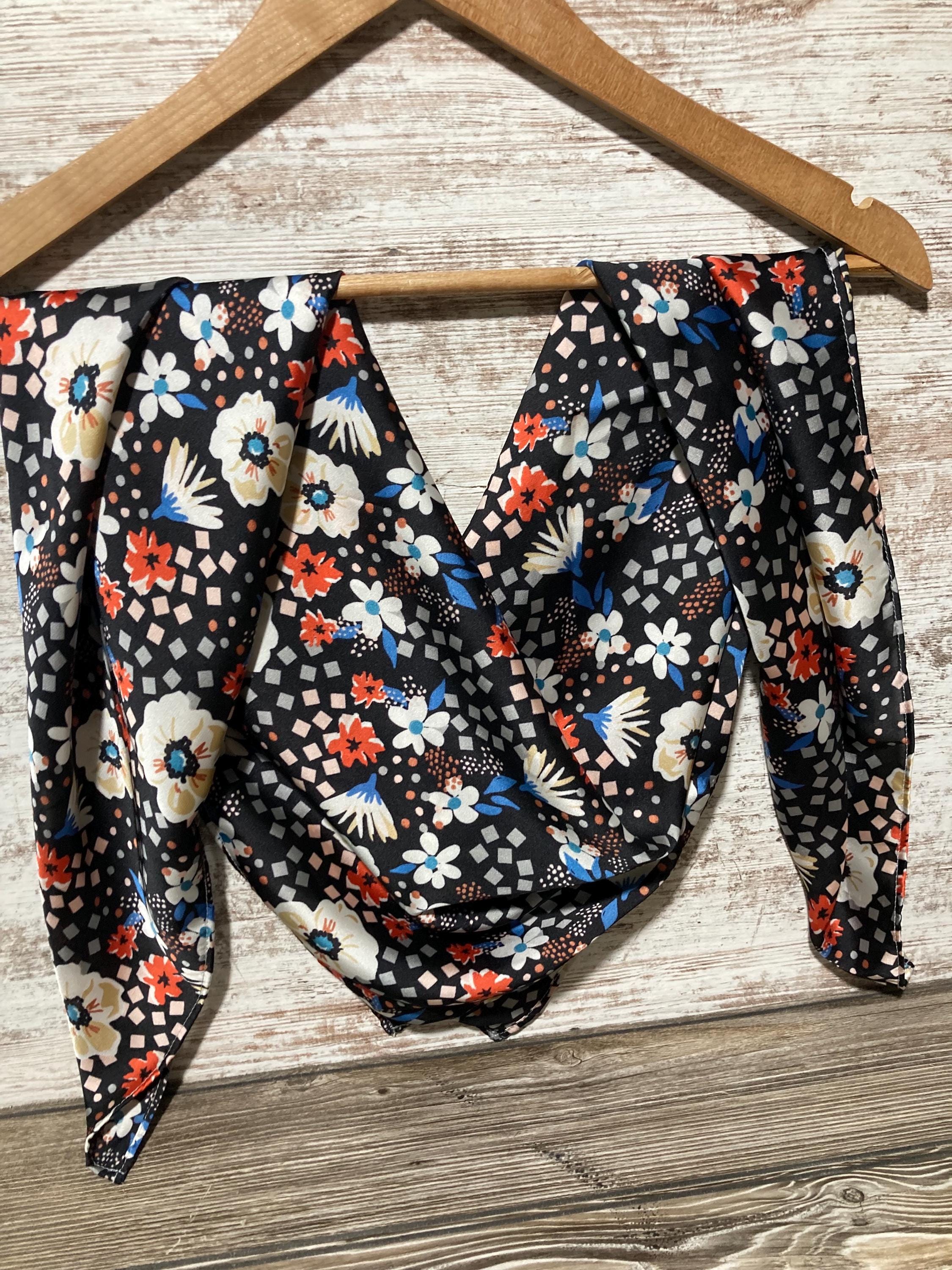 Foulard Western Elite Jewelry, Corne Longue, Argent, Femme, Neuf
