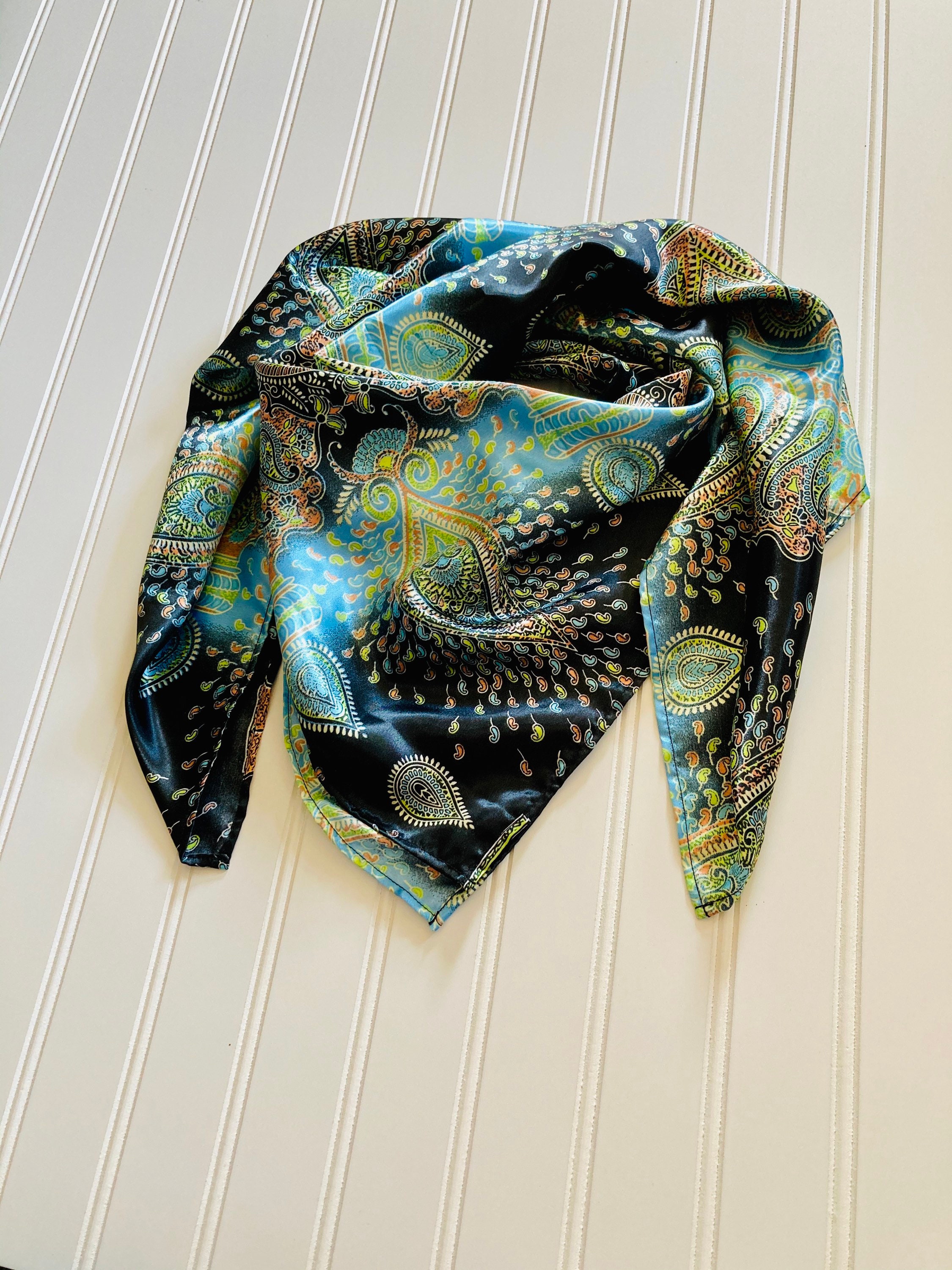 Paisley Satin Wild Rags