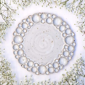 Round Ceramic Bubble Paint Palette: Artist Mixing Palette