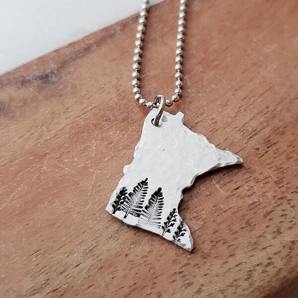 Minnesota Necklace Etsy