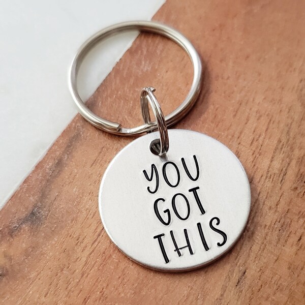 You Got This Keychain, Gym Motivation Gift, Encouraging Gifts For Her, Teen Daughter Keychain, Uplifting Key Chain, Keep Going Affirmations