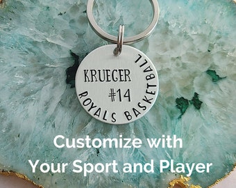 Custom Basketball Keychain, Personalized Basketball Mom Gift, Boyfriend Keychain, Basketball Team Banquet Gifts, Sports Gifts for Him