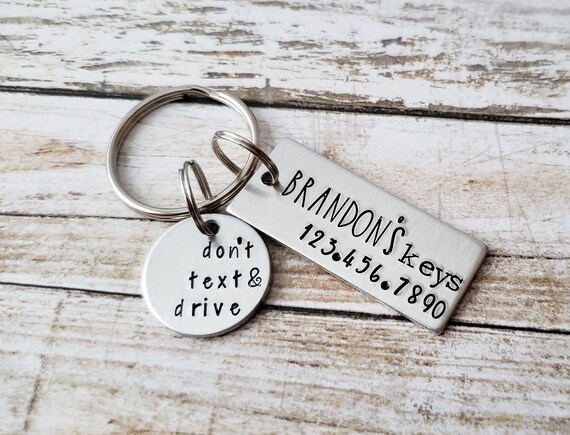 Don’t do stupid shit, love Mom, Funny Keychain, Personalized, Graduation  Gift, Back to school Gift, Gift for, Grad, New Driver, Teen