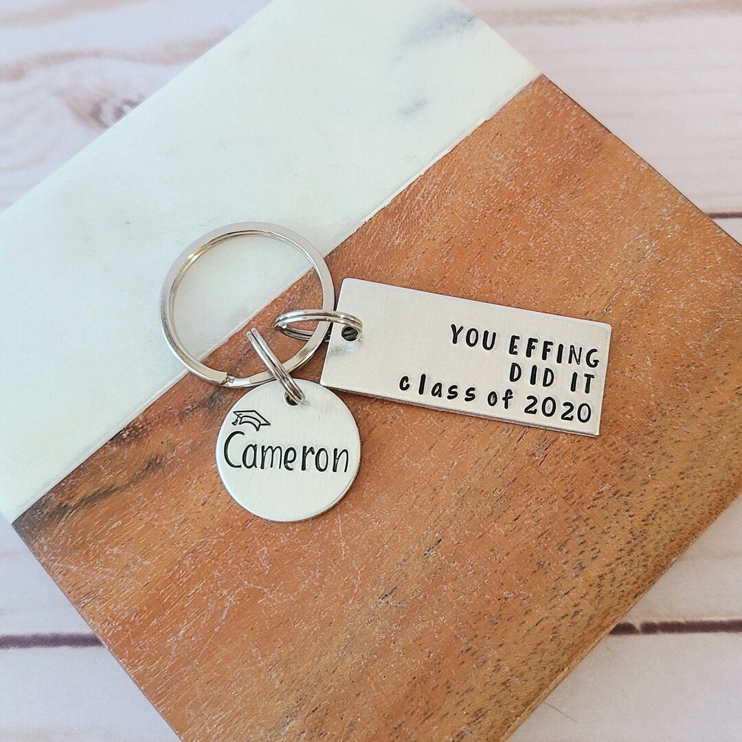 Funny Class of 2025 Graduation Gift, You Effing Did It, Personalized ...