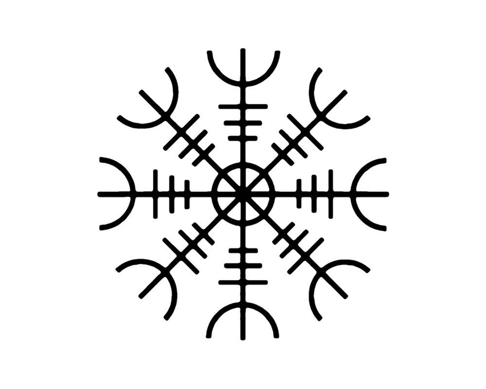 Эскизы тату шлем ужаса агисхьяльм