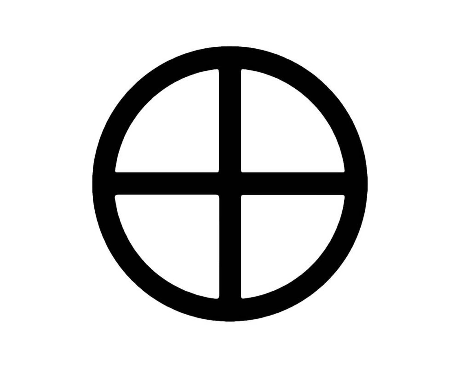 Знак круг с белым фоном