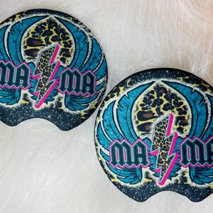 MA/MA car coasters | Cheetah | wings