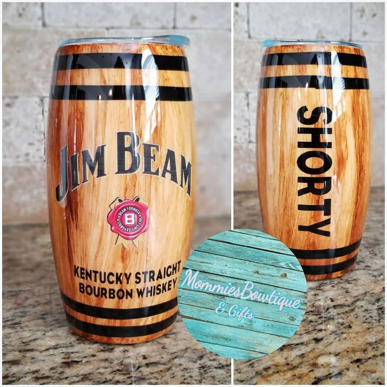 Jim Beam Personalized Barrel Tumbler. Men’s Tumbler. Gifts | Etsy