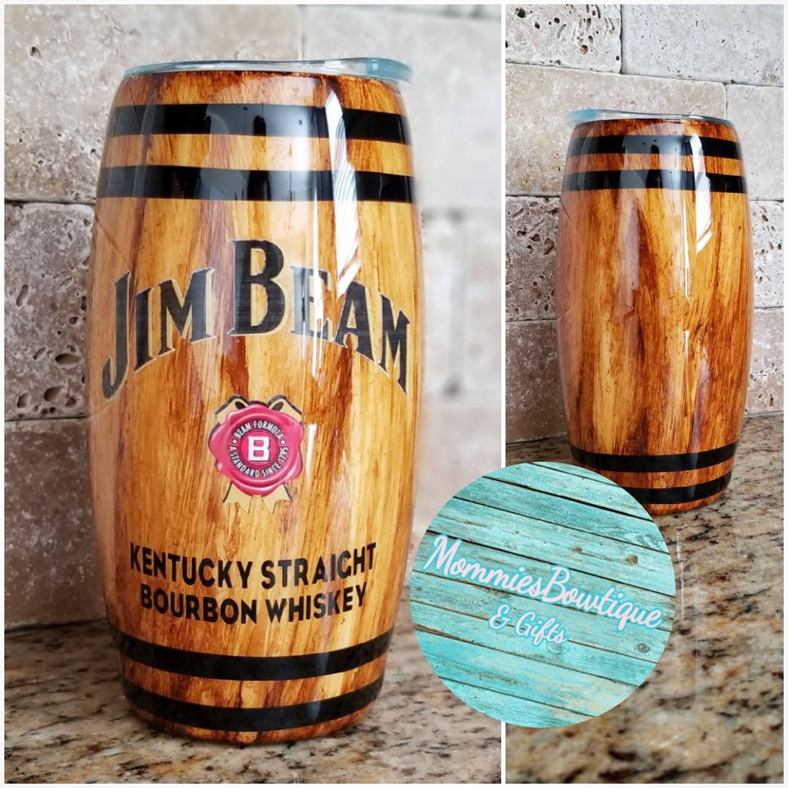 Jim Beam Personalized Barrel Tumbler. Men’s Tumbler. Gifts | Etsy