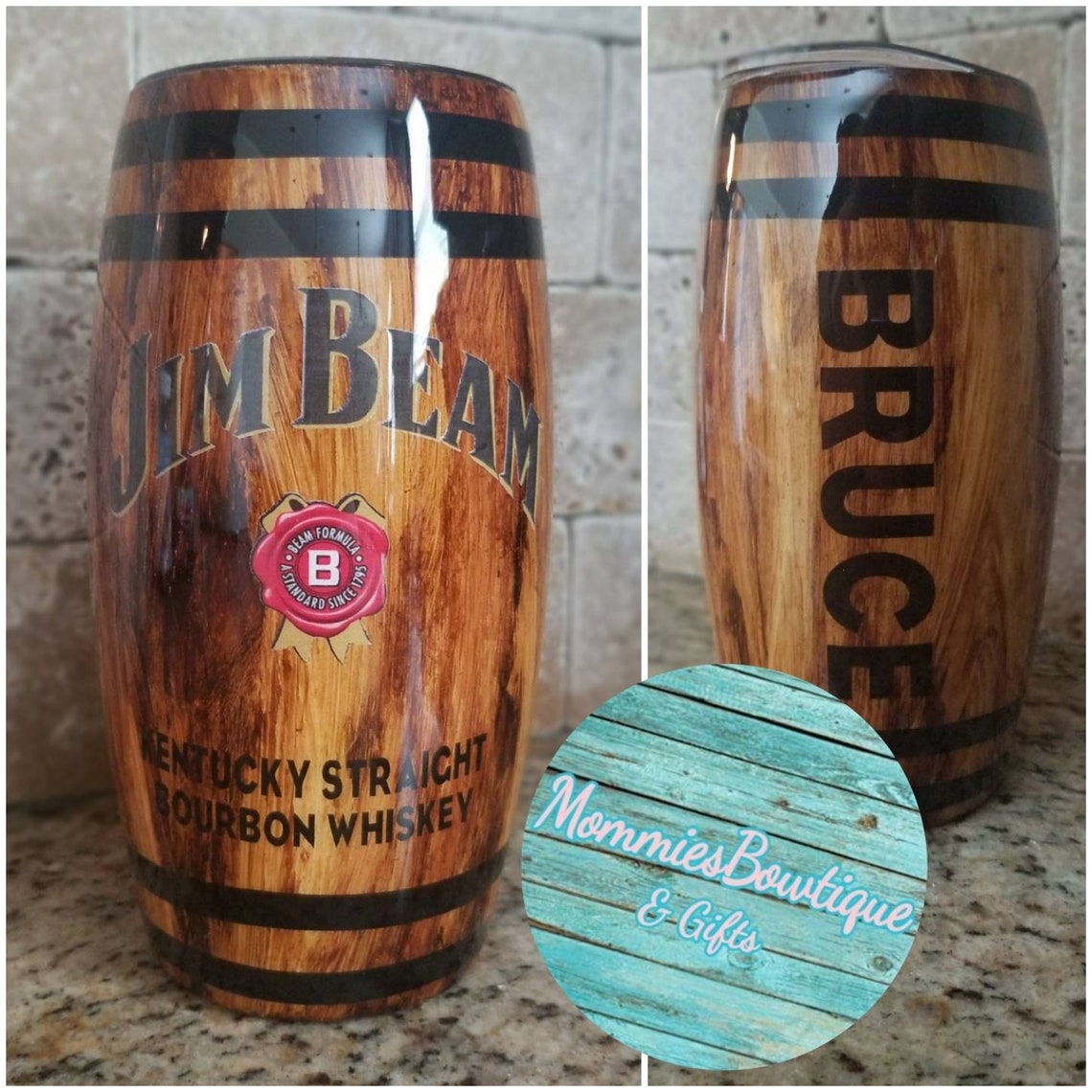 Jim Beam Personalized Barrel Tumbler. Men’s Tumbler. Gifts | Etsy