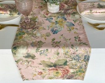 Floral Table Runner Etsy