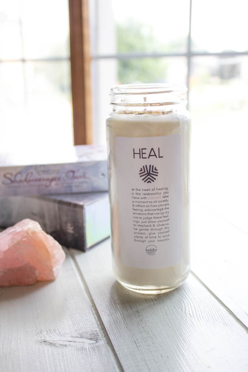 Heal Intention CandleRitual CandleMeditation Candle Etsy