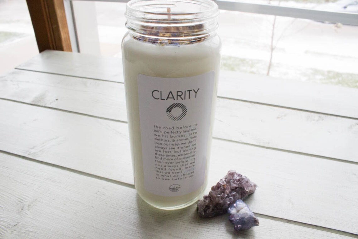Clarity Intention CandleRitual CandleMeditation Candle Etsy