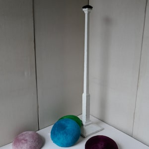 VINTAGE 1920s Tall White Painted Wood Art Deco MILLINERY Hat Stand - Period Shop Display