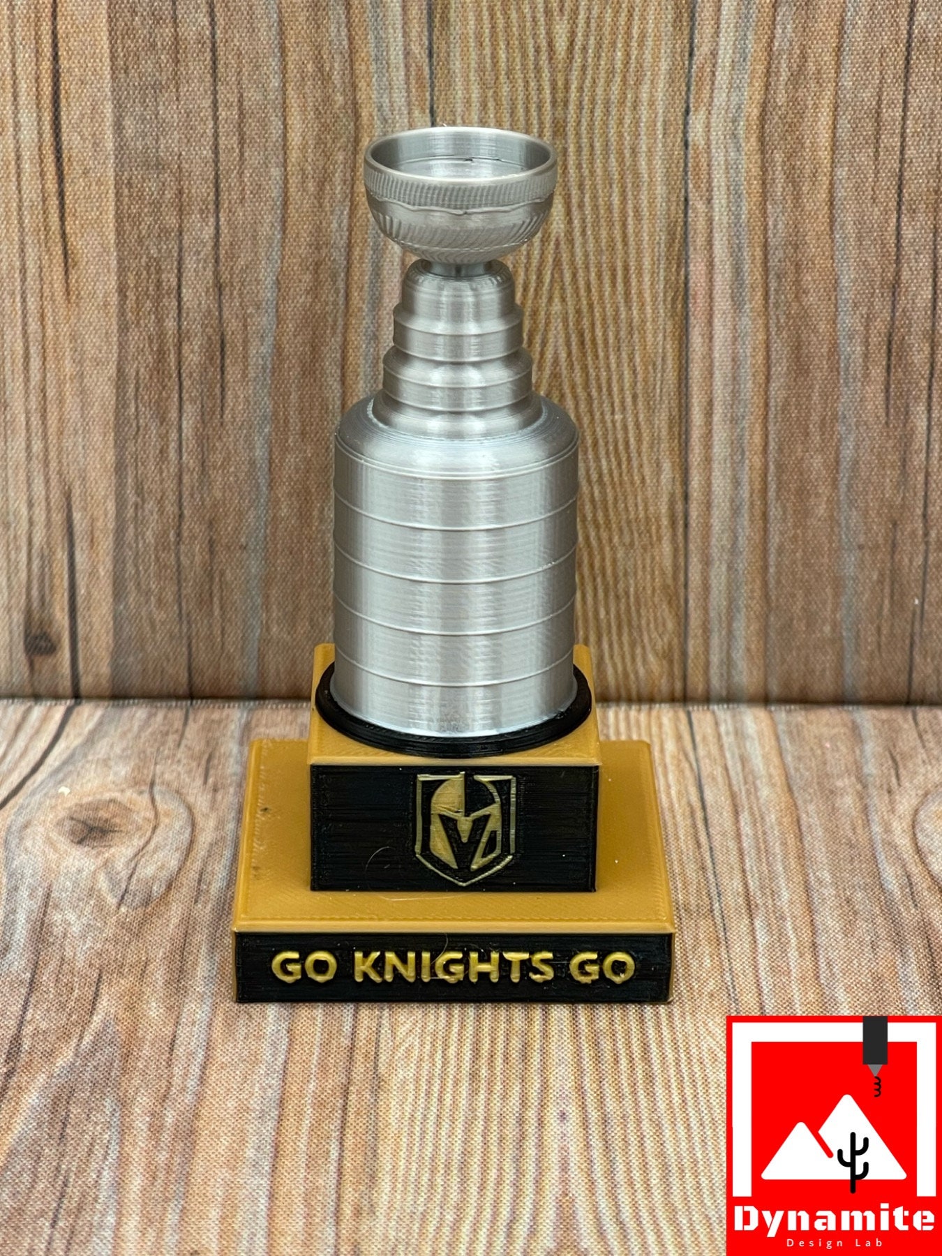 Las Vegas Golden Knights 2023 NHL Mini 3 Stanley Cup Champions Replica  Trophy