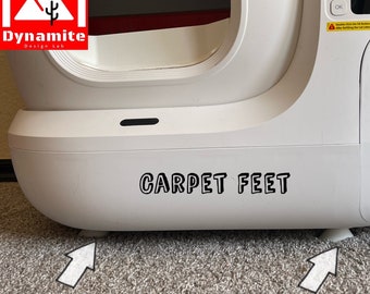 Universal Carpet Feet for Most Automatic Litter Boxes