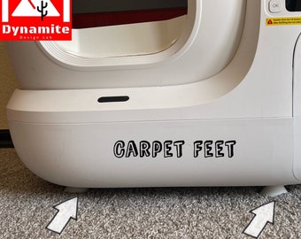 Carpet Feet for Most Automatic Litter Boxes