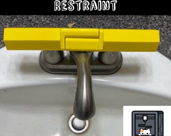Straight Sink Faucet Handle Child Lock / Restraint