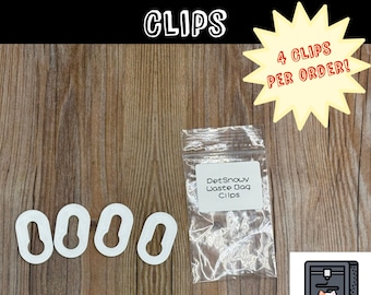 PetSnowy Waste Bag Clips – Use Your Own Bags!