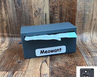 Litter Waste Bag Dispenser / Holder – Compatible with Popular Automatic Litter Boxes
