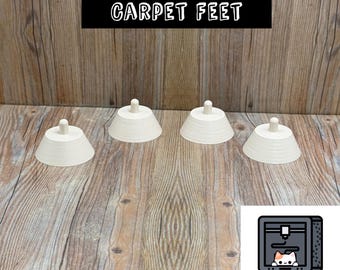 Furry Tail Carpet Feet