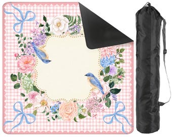 Spring Fling Mahjong Mat 31.5"x31.5" (Ship Rolled up)