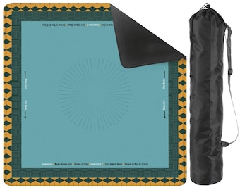 Geometric Mahjong Mat 31.5"x31.5" (Ship Rolled up)