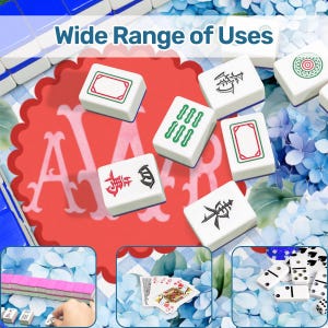 Hydrangea Mahjong Mat 31.5"x31.5" (Ship Rolled up) *Personalization Available* image 7