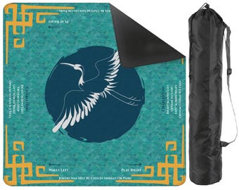 Crane Mahjong Mat 31.5"x31.5" (Ship Rolled up)