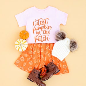 cutest pumpkin in the patch toddler Shirt, Toddler Fall Shirt, toddler Thanksgiving shirt, Youth Fall Shirt, Pumpkin patch toddler shirt