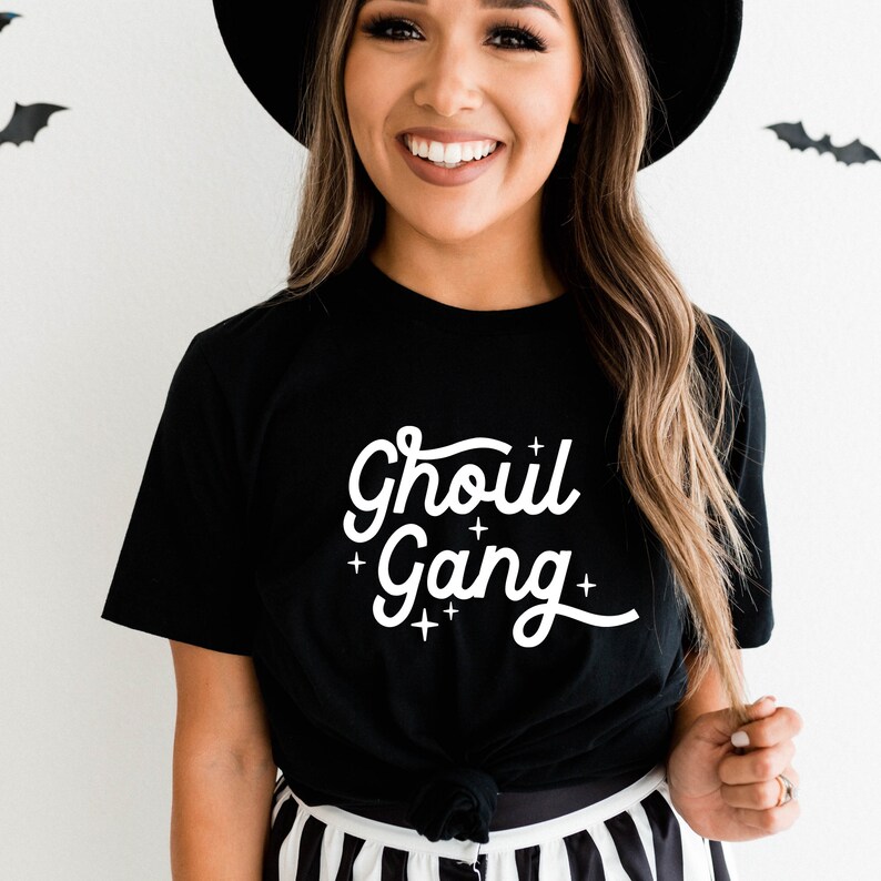 Ghoul Gang shirt, Boo Y'all, Halloween Shirt, Fall Shirt, Cute Fall Shirt, Women's Halloween Shirt, Boo Thang, Halloween, Ghouls, Ghoul Gang image 1