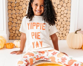 Yippie Pie yay pumpkin pie Shirt, Toddler Fall Shirt, toddler Thanksgiving shirt, Youth Fall Shirt, Youth Thanksgiving shirt, Pumpkin pie