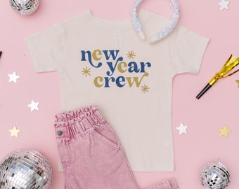 New Years Crew Toddler and Youth Shirt, Kids New Years Eve Shirt, New Years Crew, New Year Shirt, 2023 Shirt, Toddler New Years Shirt