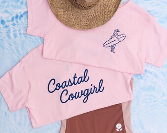 Coastal Cowgirl Summer Kid Graphic Shirt, Toddler Shirt, Beach Bum Kids Shirt, Beach Vacation, Beach Bum Shirt, Beach Tee, Beach trip