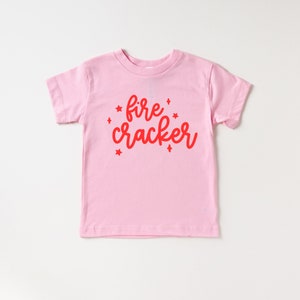 Little Fire Cracker 4th of July Toddler and Youth shirt, America Y'all, 4th of July, 4th of July Shirt, Summer Shirt, American Sweet Heart image 9