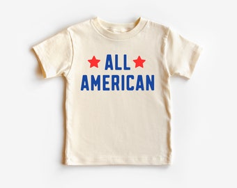 All American 4th of July Toddler and Youth shirt, America Y'all, 4th of July, 4th of July Shirt, Summer Shirt, American Boy,