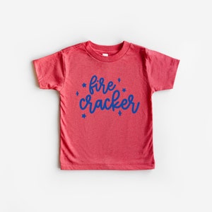 Little Fire Cracker 4th of July Toddler and Youth shirt, America Y'all, 4th of July, 4th of July Shirt, Summer Shirt, American Sweet Heart image 5