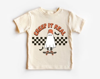 Creep it real halloween Shirt, Toddler shirt, Toddler halloween Shirt, Fall toddler shirt, Child Halloween shirt, Little Boo, Boo Shirt