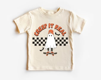 Creep it real halloween Shirt, Toddler shirt, Toddler halloween Shirt, Fall toddler shirt, Child Halloween shirt, Little Boo, Boo Shirt