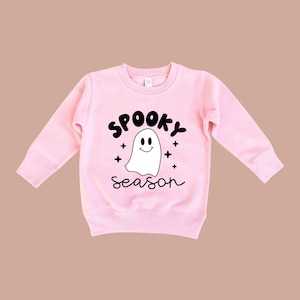 Spooky Season Ghost toddler Sweatshirt, Toddler Halloween Sweatshirt, Halloween, Trick or Treat, Toddler Shirt, Pumpkin Sweater, Ghost Shirt