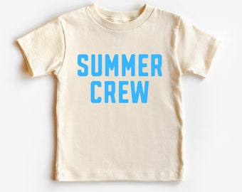 Summer Crew Toddler Shirt, Kid Graphic Shirt, Toddler Shirt, Beach Bum Kids Shirt, Beach Vacation, Beach Bum Shirt, Beach Tee, Beach trip