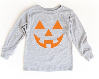 Jack O Lantern Face Halloween Shirt, Toddler Halloween Shirt, Pumpkin shirt, Child Halloween shirt, Hey Ghoul, Boo Shirt, Goblins Ghouls