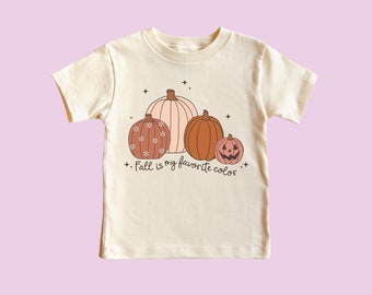 Fall is my Favorite Color Shirt, Toddler Fall Shirt, Thanksgiving shirt, Youth Fall Shirt, Pumpkin patch toddler shirt, Hello Pumpkin, Fall