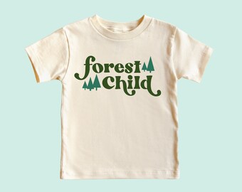 Forest Child Toddler and Youth Shirt, summer youth shirt. summer shirt, Camping Shirt, Forest Child, Exploring, Hiking Shirt, Outdoorsy