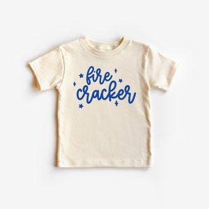 Little Fire Cracker 4th of July Toddler and Youth shirt, America Y'all, 4th of July, 4th of July Shirt, Summer Shirt, American Sweet Heart image 2