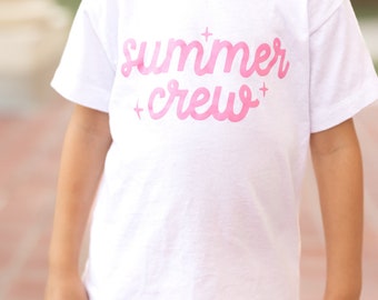 Summer Crew Toddler Shirt, Kid Graphic Shirt, Toddler Shirt, Beach Bum Kids Shirt, Beach Vacation, Beach Bum Shirt, Beach Tee, Beach trip