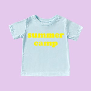 Summer Camp Toddler Shirt, Kid Graphic Shirt, Toddler Shirt, Summer Break Kids Shirt, Vacation Shirt, Family trip shirt, Summer Time, Camp